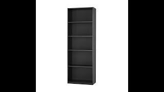 Mainstays 5Shelf Bookcase Guided Assembly [upl. by Fahey992]