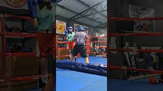 Sparing Time boxing sparing sparingboxingclass boxingcoach viralvideo punching boxershorts [upl. by Nyrak]