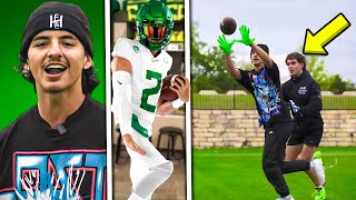 Are OREGON COMMITS Overhyped 1v1 VS OREGON WR [upl. by Higgins808]