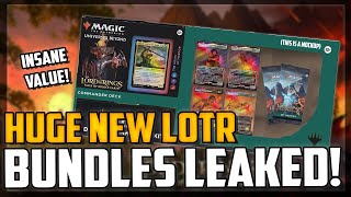 Leaked New Lord of the Rings Bundles Which LotR Commander Precon To Buy Magic The Gathering [upl. by Dogs]