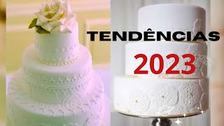 CASAMENTO  10 BOLOS TENDÊNCIA EM 2023 ‐ WEDDING CAKES trend [upl. by Danica313]