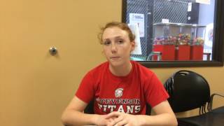 Sterling Heights Stevenson shortstop Shannon Carr talks about committing to Oakland [upl. by Patrizio]