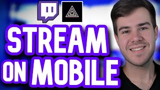 HOW TO STREAM MOBILE GAMES ON TWITCH 2024✅Android amp iOS [upl. by Herculie]