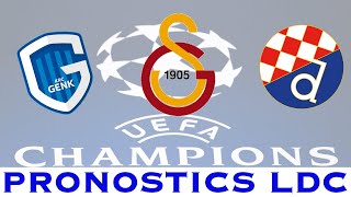 PRONOSTICS LIGUE DES CHAMPIONS  ZALGIRIS  GALATASARAY  ZAGREB  ASTANA  SERVETTE  GENK [upl. by Haldis]