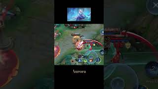 Aurora mobilelegend mobilelegends games shortgame [upl. by Ayotas]