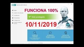 LICENCIA DE ESET NOD32 ANTIVIRUS 11  ACTIVAR 100 FUNCIONANDO [upl. by Aileme]