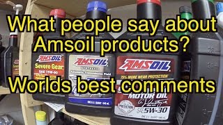 Best comments about AMSOIL products Amsoil vs Mobil 1 vs motorcraft vs WS ATF Valvoline maxlife [upl. by Elatsyrk]