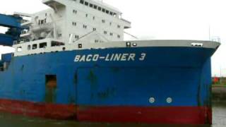 BacoLiner 3 In Antwerp Locks [upl. by Budde545]