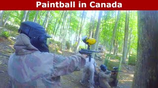 Paintball game fail and funny moments in Canada  Vancouver  British Columbia  Paintball gopro [upl. by Elatia]