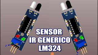 Sensor IR Genérico LM324  Esquemático  PCB Layout [upl. by Pavyer]