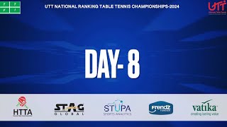 Day8 T1  Evening  UTT National Ranking Table Tennis Championship24 Panchkula  Powered by STUPA [upl. by Annaliese331]