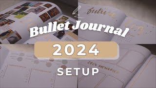 BULLET JOURNAL SETUP 2024  Bullet Journal starten  plan with me deutsch  Bujo Setup 2024 deutsch [upl. by Nattie793]