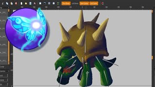 Turtle Animation From Photoshop to Spriter Pro [upl. by Burd439]