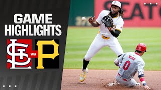 Cardinals vs Pirates Highlights 7424  MLB Highlights [upl. by Eahsram]