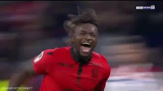 Allan SaintMaximin vs Lyon Ligue 1 31082018 [upl. by Tolmach]