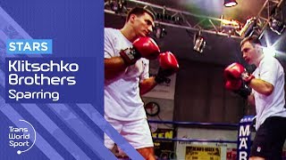 Klitschko Brothers Sparring  2000 Footage  Trans World Sport [upl. by Findlay]