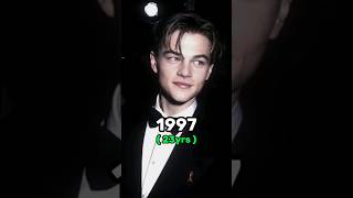 quotLeonardo Dicaprioquot evolution with the year leonardodicaprio titanic leonardo [upl. by Eladroc437]