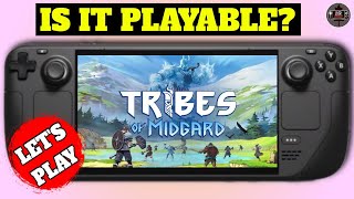 Tribes of Midgard on the Steam Deck  Is it Playable [upl. by Wiedmann]