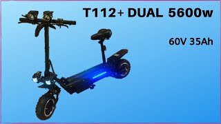 T112 Dual 5600 Electric Scooter Review [upl. by Selokcin572]