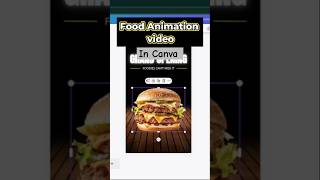 Create Restaurant Food Animation Video In Canva Within 5 Mins In Hindi  Canva Tutorial [upl. by Ralston]