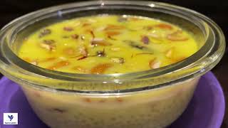 Sabakki Payasa  Sabudana Kheer  Payasa Recipe [upl. by Alleoj]