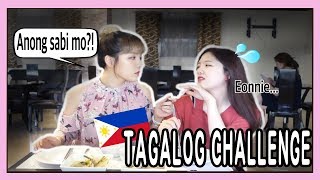 SPEAKING ONLY TAGALOG TO MY KOREAN SISTER FOR 24HRS  DASURI CHOI [upl. by Dodie778]