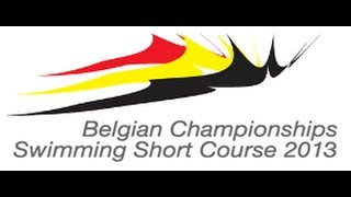 Championnats de Belgique OPEN Natation 25 m Dames 100m Dos [upl. by Ellehcsor]