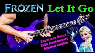 Let It Go quotFrozenquot Metal Guitar Cover with Diezel VH4 amp Caparison Horus 20Th [upl. by Nylitak680]