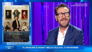 Marco Giallini è quotIl principe di Romaquot Domenica In 13112022 [upl. by Ayrad]