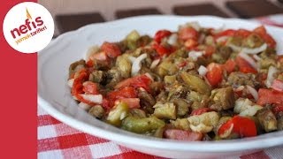 Közlenmiş Patlıcan Salatası Tarifi  Nefis Yemek Tarifleri [upl. by Eclud]