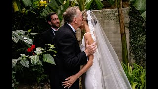 Long Mantilla Bridal Veil with Lace [upl. by Evilc442]