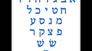 Hebrew alphabet  aleph bet  song HD [upl. by Stanzel323]