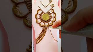 Beautiful mehndi design trick  shorts mehndidesign video viral trending [upl. by Hellman]