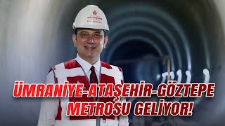 ÜMRANİYE ATAŞEHİR GÖZTEPE METROSU GELİYOR [upl. by Argile338]