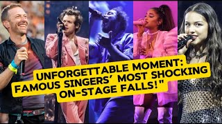 Compilation of Singers Falling on Stage [upl. by Mayer]