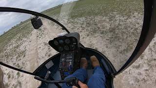 R44 full down autorotation practice [upl. by Alrac]