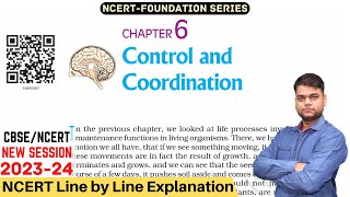 Control and Coordination  Class 10 Science Chapter 6 Full Chapter [upl. by Irahs]