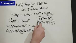 Half Reaction Method  Redox Reaction  Chapter 8  Class 11  Chemistry  NCERT [upl. by Ahtiuqal318]