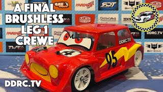 Mini Masters Crewe A final brushless leg 1 [upl. by Ahtnammas274]