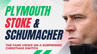 Schumacher Plymouth Argyle and Stoke City Fan Reactions [upl. by Ravid]