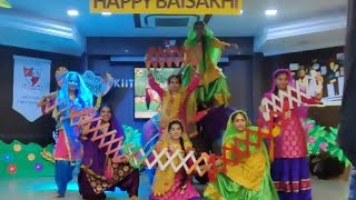 BAISAKHI DANCE IN 𝘚𝘊𝘏𝘖𝘖𝘓  PART 1  𝘒𝘪𝘥𝘡𝘢𝘯𝘪𝘢 𝘊𝘳𝘦𝘢𝘵𝘪𝘰𝘯𝘴 [upl. by Nade]