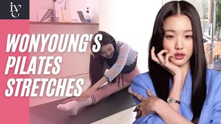 Wonyoung’s Pilates Stretch Routine  KPop Idol Workout for Flexibility amp Strength [upl. by Mascia]