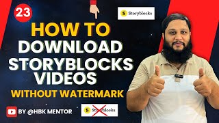 How to Download Storyblocks videos without watermark [upl. by Ronyar]