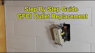 How To Replace A GFCI Outlet [upl. by Gati]