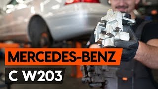 Så byter du bakre bromsok på MERCEDESBENZ С W203 GUIDE AUTODOC [upl. by Wayne]