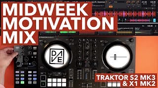 Dubstep mix with the Traktor S2 MK3 amp X1 MK2  Midweek Motivation Mix [upl. by Mor]