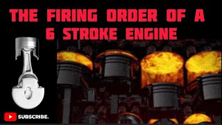 The Firing Order of a 6 Cylinder  Engine  firing order engine automobile [upl. by Brasca]