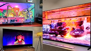 Sony A95L QDOLED TV Beats LG G4 amp Samsung S95D in TV Shootout Sony XR90 Bravia 9 wins Best LED TVs [upl. by Annaya265]