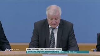 Statement von Bundesinnenminister Horst Seehofer CSU zum Mordfall Lübcke am 270619 [upl. by Schnurr]