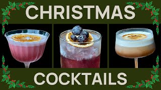 4 CHRISTMAS Cocktails for Christmas Parties [upl. by Scully]